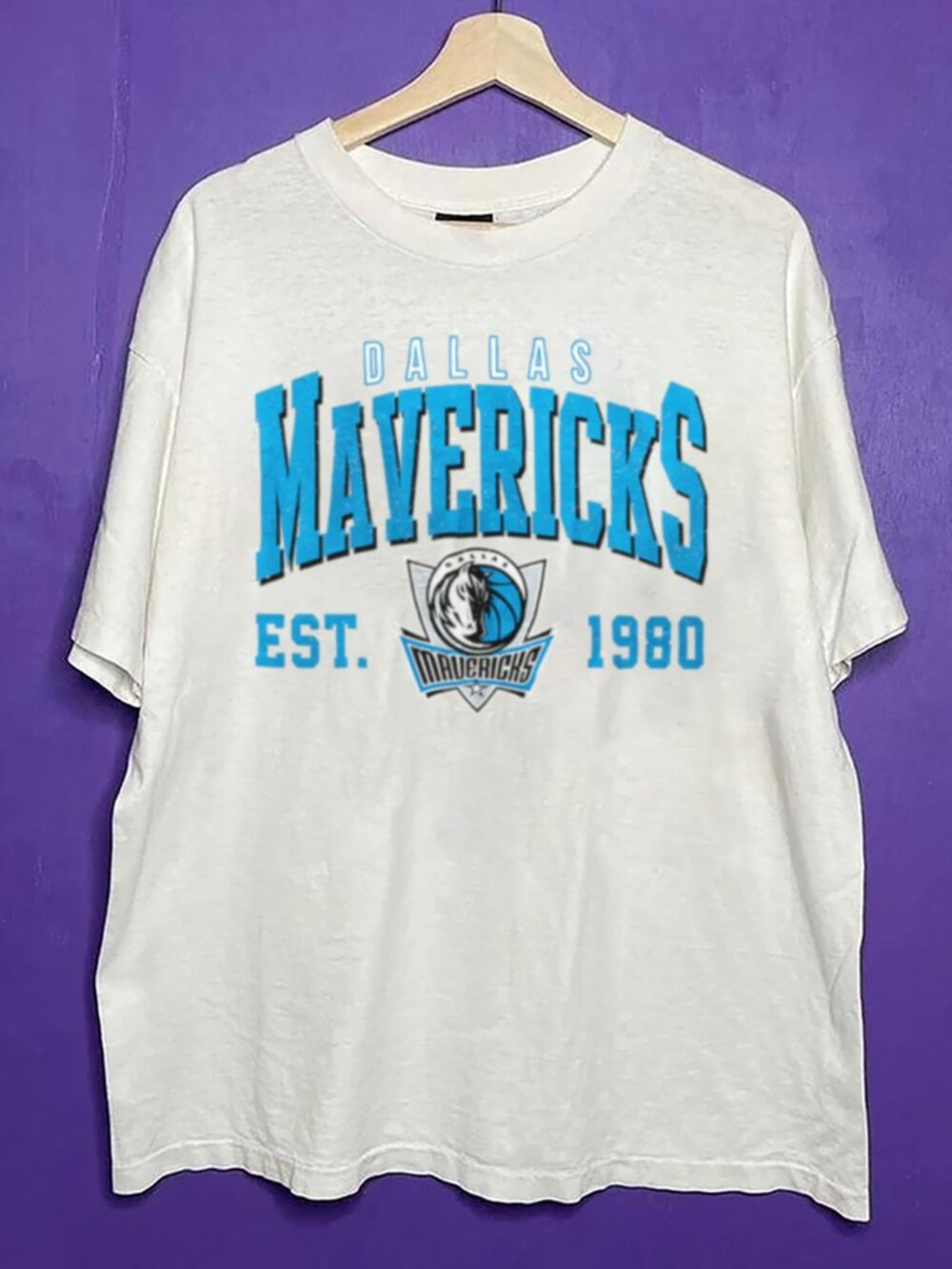 Vintage 90s Dallas Mavericks Basketball Shirt, Retro Dallas Mavericks Shirt Tee